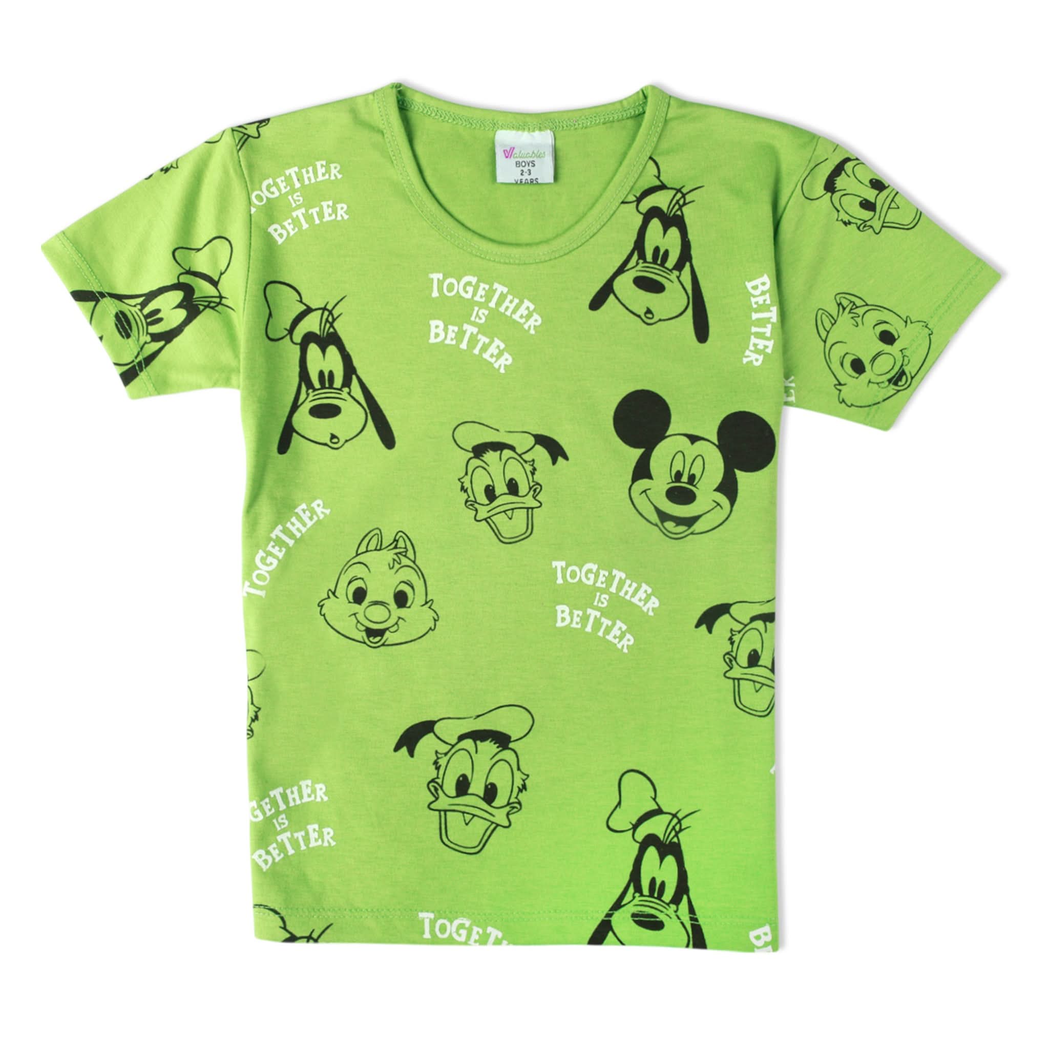 Boys Half Sleeves Suit - Green, Boys Sets & Suits, Chase Value, Chase Value