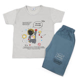 Boys Half Sleeves Short Suit - Grey, Boys Sets & Suits, Chase Value, Chase Value