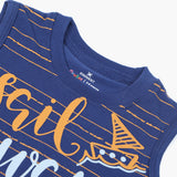 Eminent Newborn Boys Half Sleeves T-Shirt - Mid Blue, Newborn Boys Shirts & T-Shirts, Eminent, Chase Value