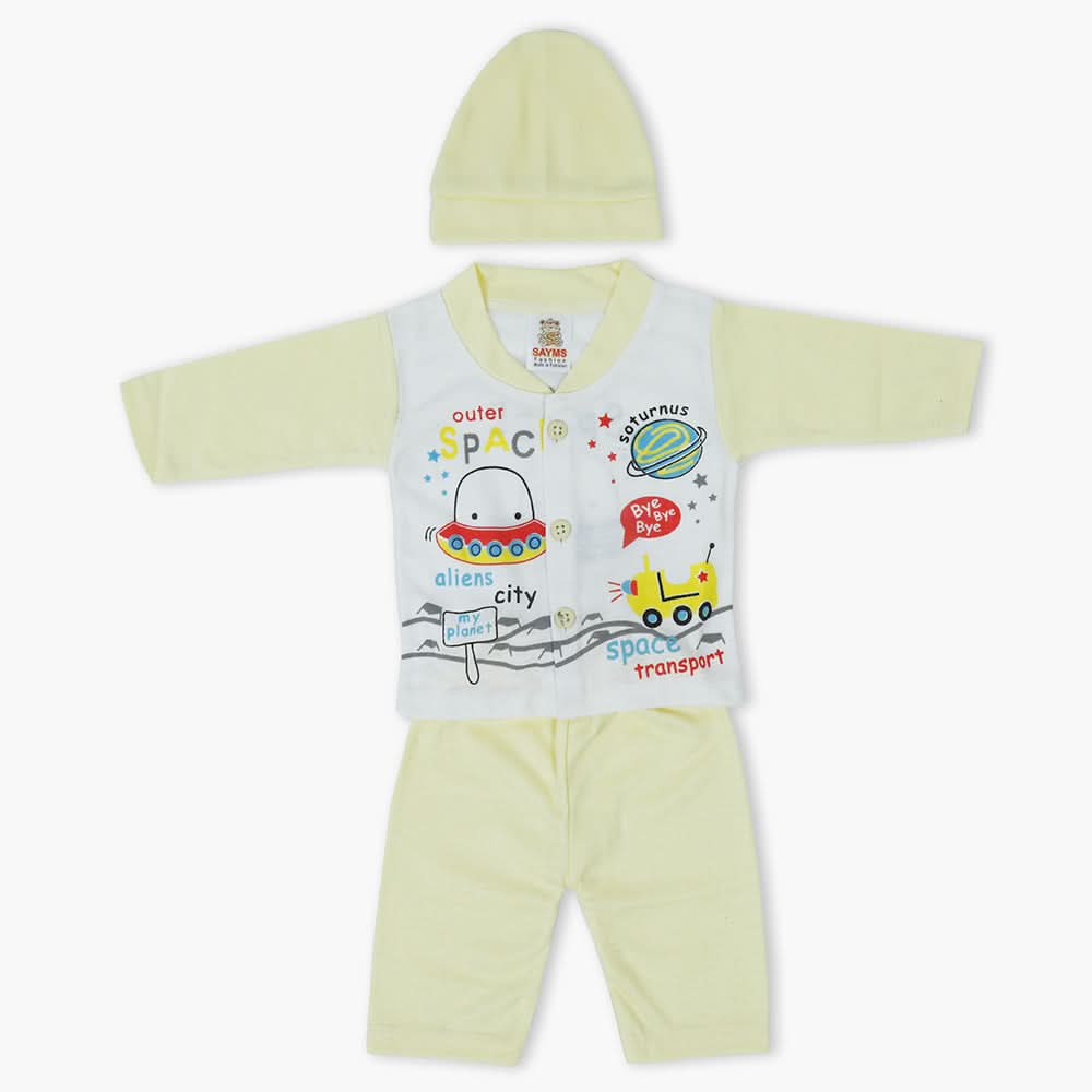 Newborn Boys Suit - Yellow, Newborn Boys Sets & Suits, Chase Value, Chase Value