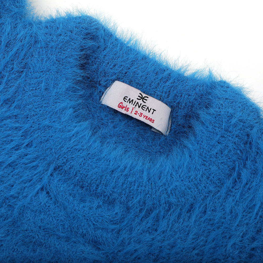 Eminent Girls Full Sleeves Sweater - Royal Blue, Girls Sweaters, Chase Value, Chase Value