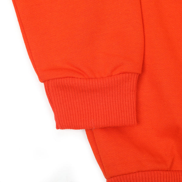 Girls Full Sleeves 3pcs Suit - Orange