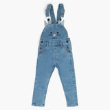 Girls Embroidered Dangri - Light Blue, Girls Suits, Chase Value, Chase Value