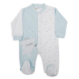 Newborn Girls Full Sleeves Romper - Blue, Newborn Girls Rompers, Chase Value, Chase Value