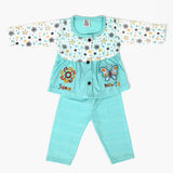 Newborn Girls Suit - Cyan, Newborn Girls Sets & Suits, Chase Value, Chase Value