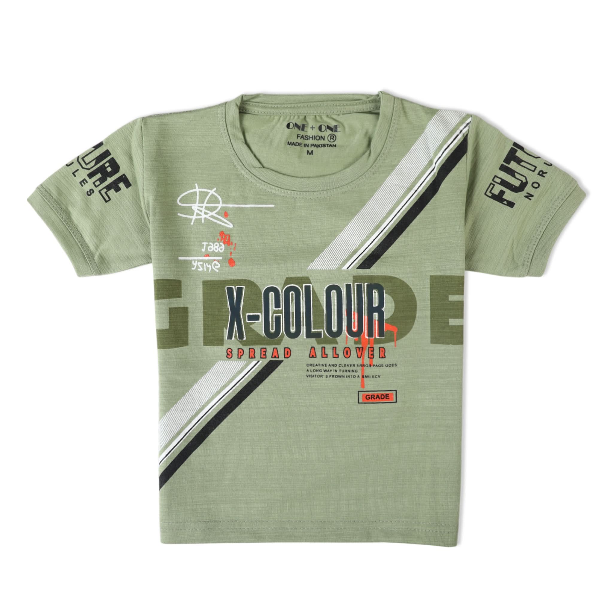 Boys Half Sleeves Suit - Green, Boys Sets & Suits, Chase Value, Chase Value