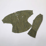 Girls Tight Half Sleeves Suit - Olive Green, Girls Suits, Chase Value, Chase Value