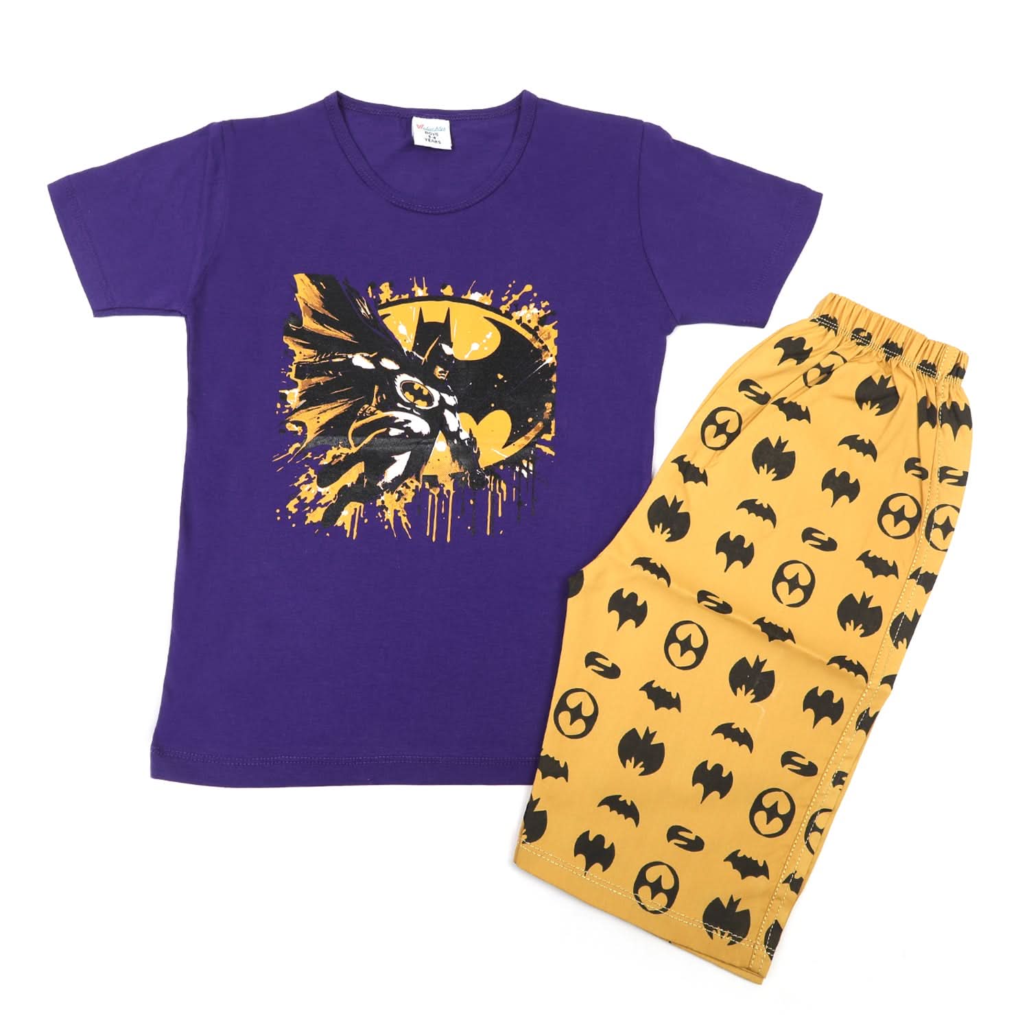 Boys Half Sleeves Short Suit - Purple, Boys Sets & Suits, Chase Value, Chase Value