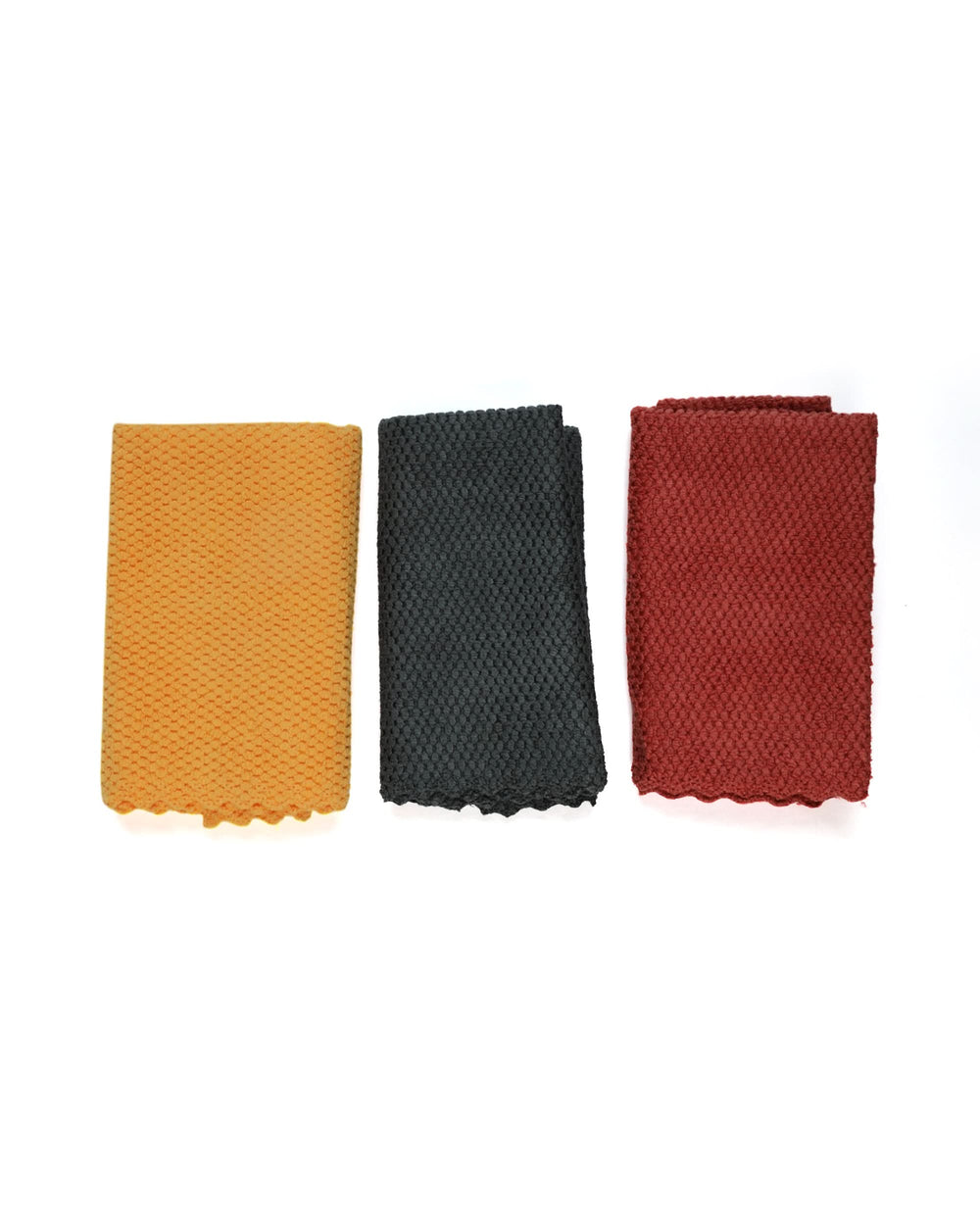 Cleaning Towel 3Pcs Set – 30×30 cm - Multi Color, Kitchen Towels, Chase Value, Chase Value