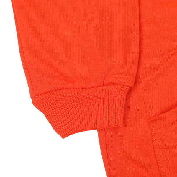 Girls Full Sleeves 3pcs Suit - Orange