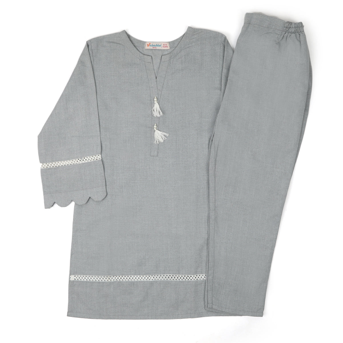 Girls Shalwar Suit - Blue, Girls Shalwar Kameez, Chase Value, Chase Value