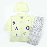 Newborn Boys Full Sleeves Suit - Yellow, Newborn Boys Sets & Suits, Chase Value, Chase Value
