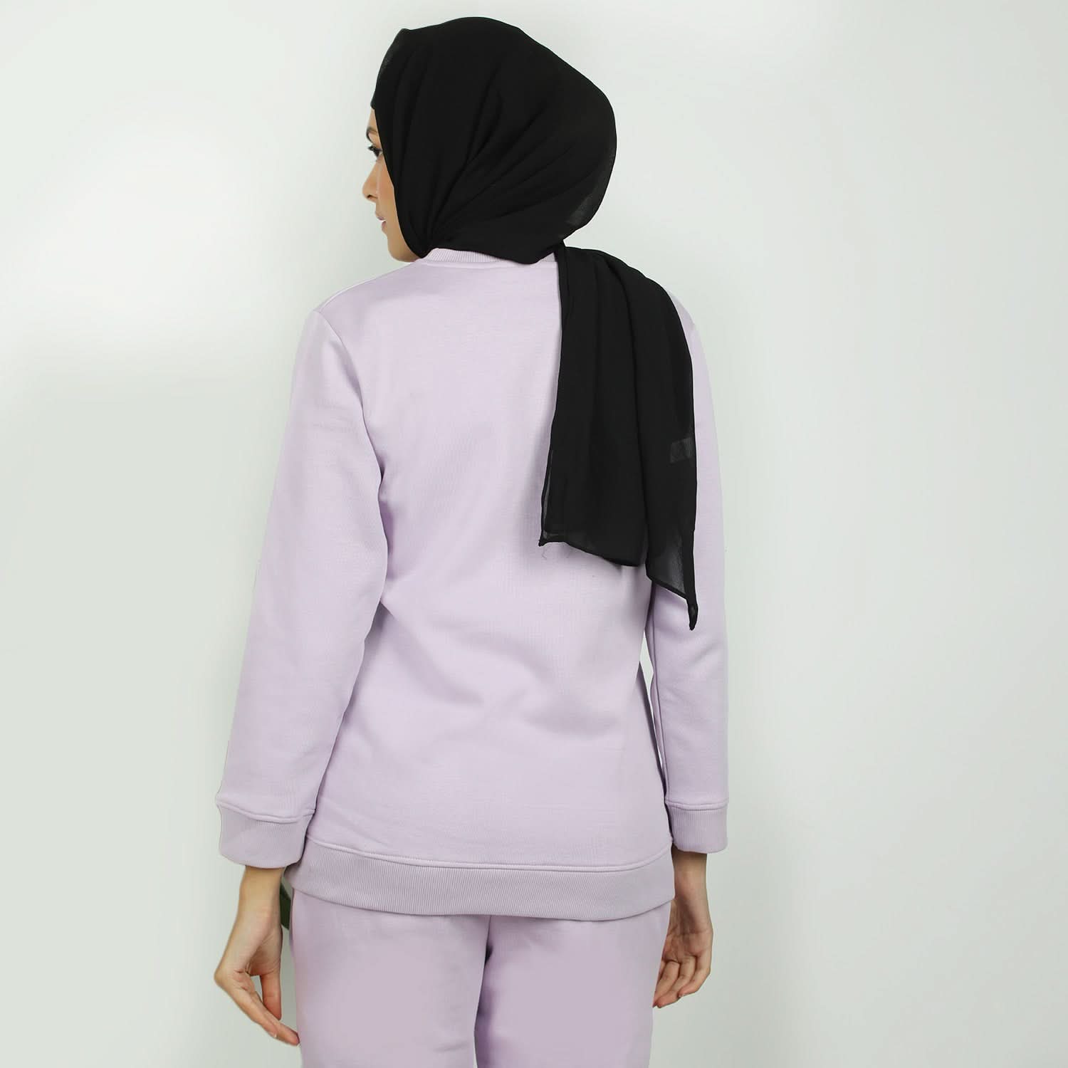 Women's Full Sleeves Sweat Shirt - Lilac, Women Sweatshirts & Hoodies, Chase Value, Chase Value