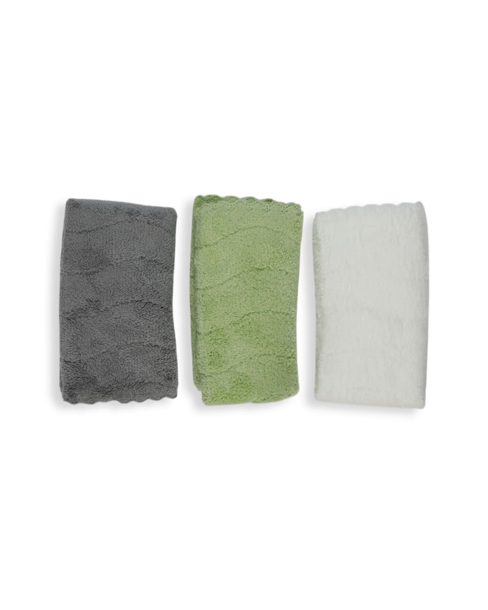 Fleece Cleaning Towel 3Pcs Set – 30×30 cm - Multi Color, Kitchen Towels, Chase Value, Chase Value