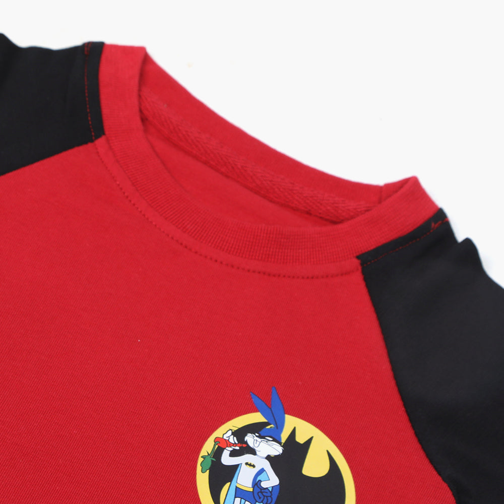 Eminent Newborn Boys Half Sleeves T-Shirt - Samba Red, Newborn Boys Shirts & T-Shirts, Eminent, Chase Value