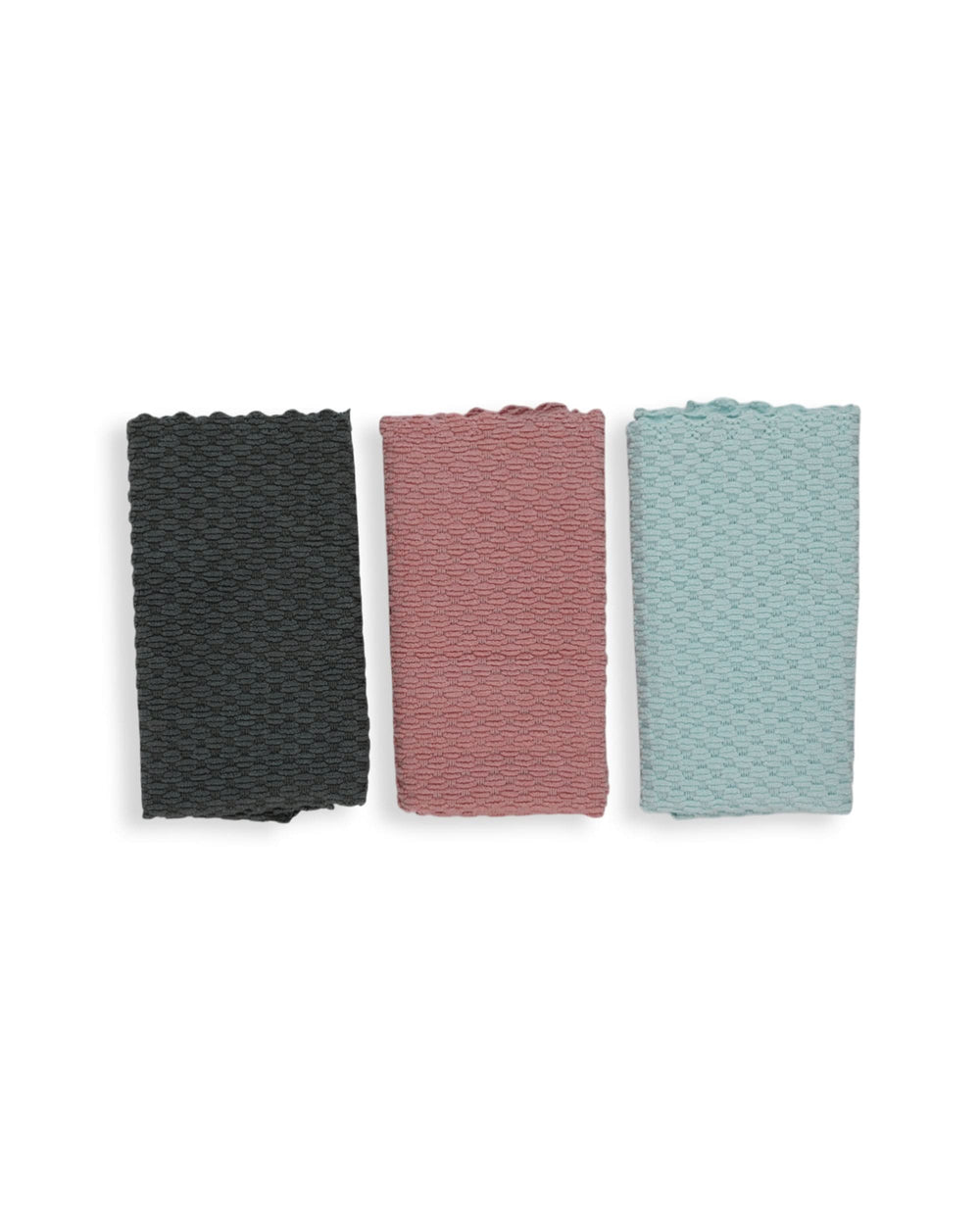 Stripe Clean Towel 3Pcs Set – 30×30 cm - Multi Color, Kitchen Towels, Chase Value, Chase Value