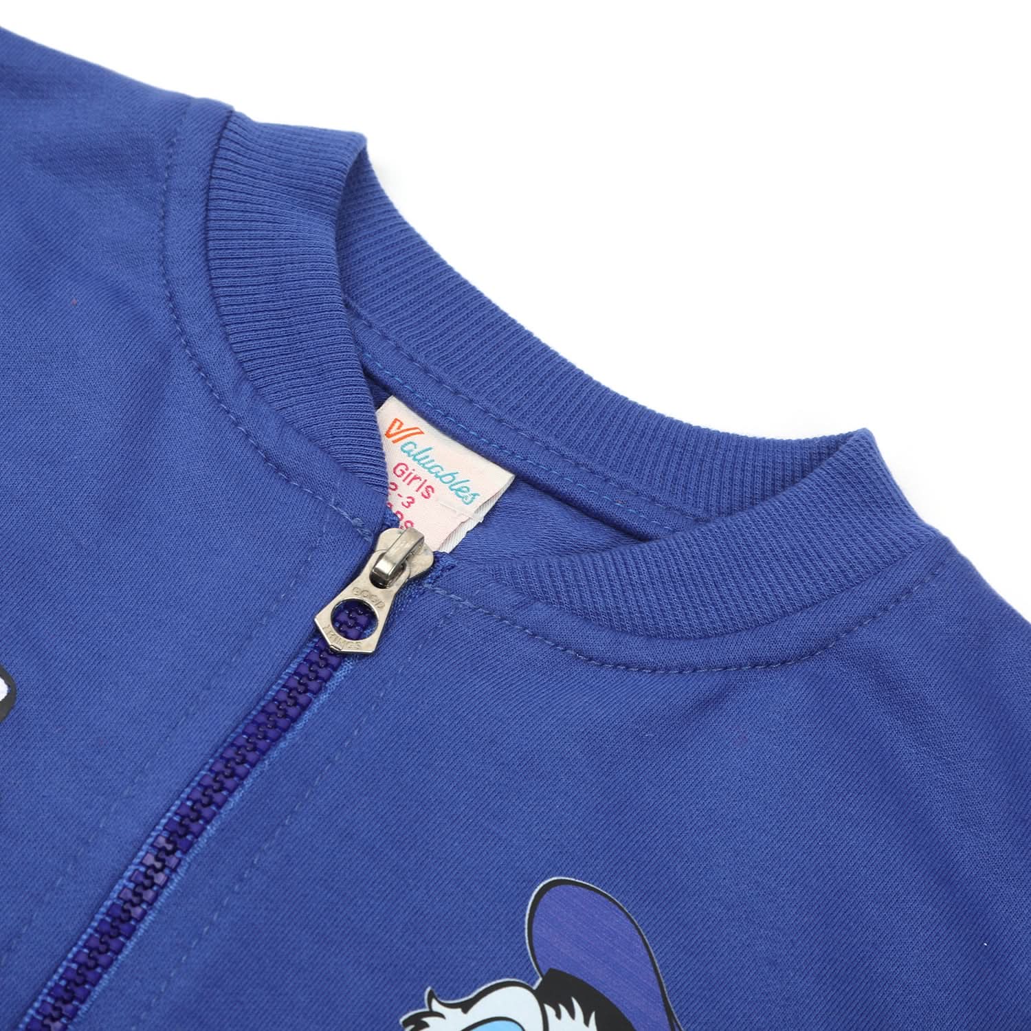 Girls Full Sleeves 3pcs Suit - Royal Blue, Girls Suits, Chase Value, Chase Value