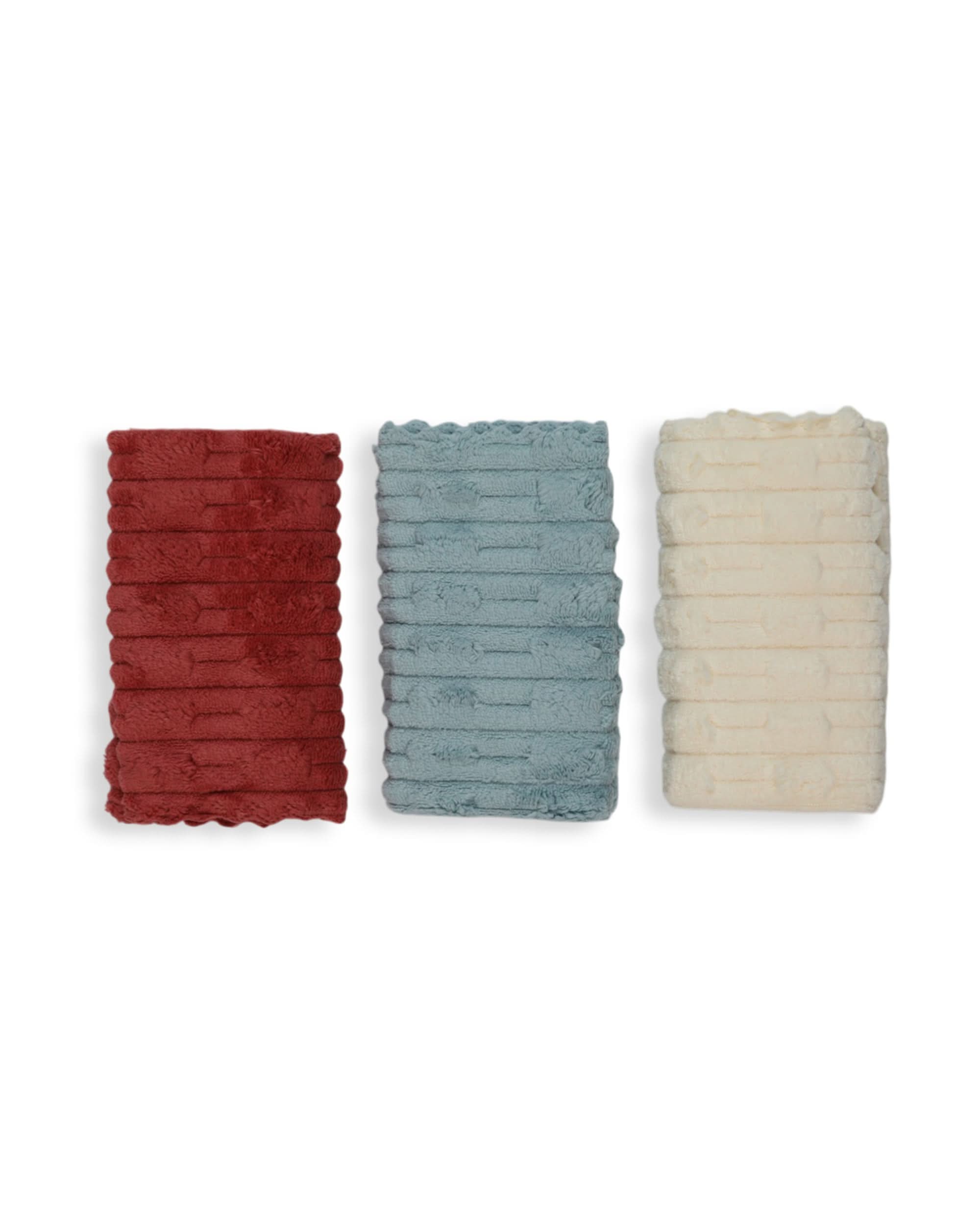 Fleece Cleaning Towel 3Pcs Set – 30×30 cm - Multi Color, Kitchen Towels, Chase Value, Chase Value