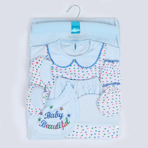 Newborn Girls Gift Set Pack of 8 - Sky Blue