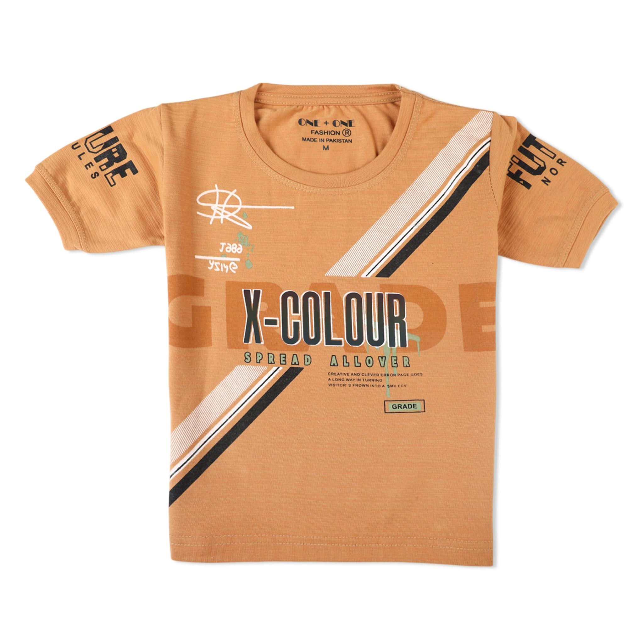 Boys Half Sleeves Suit - Mustard, Boys Sets & Suits, Chase Value, Chase Value