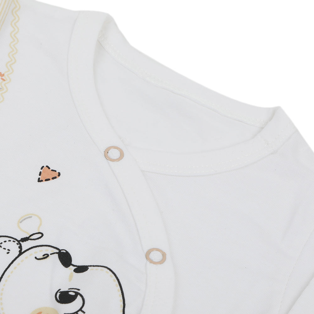 Newborn Girls Full Sleeves Suit - Fawn, Newborn Girls Sets & Suits, Chase Value, Chase Value