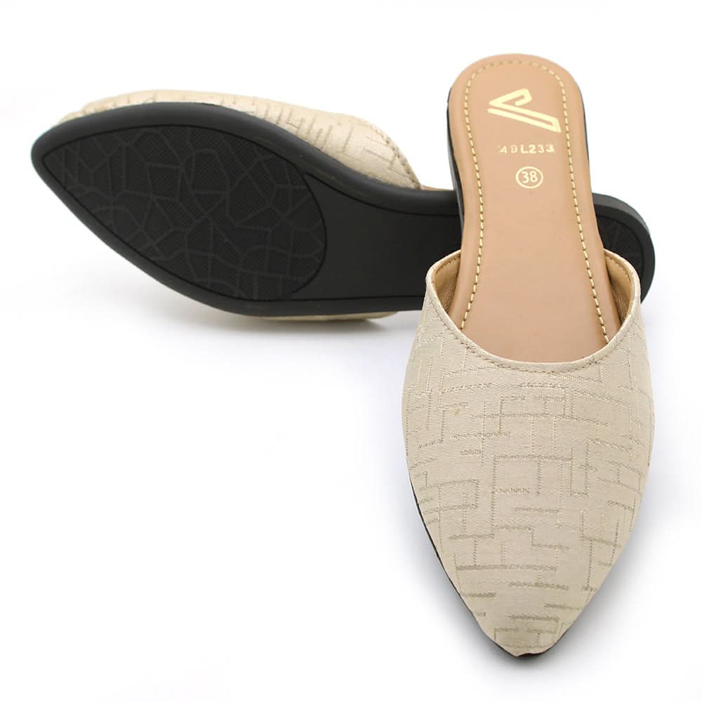 Women's Backless Pump- Fawn, Women Backless Pumps, Chase Value, Chase Value