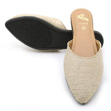 Women's Backless Pump- Fawn, Women Backless Pumps, Chase Value, Chase Value