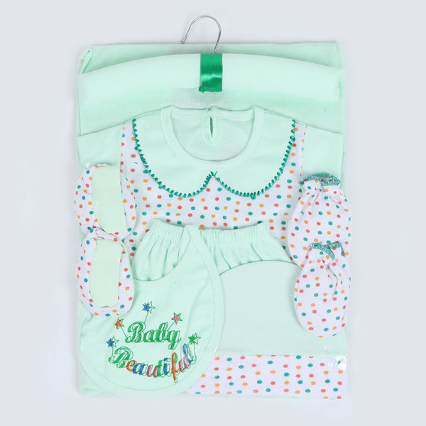 Newborn Girls Gift Set Pack of 8 - Light Green