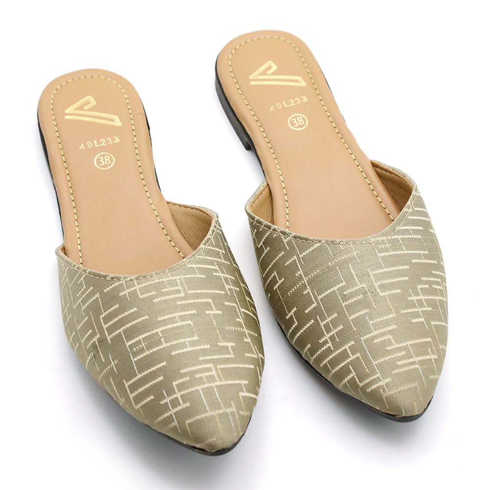 Women's Backless Pump - Grey, Women Backless Pumps, Chase Value, Chase Value