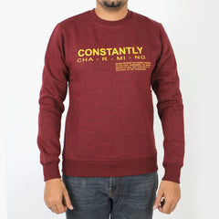 Eminent Men's Sweatshirt - Maroon, Men's Sweater & Sweat Shirts, Eminent, Chase Value