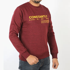 Eminent Men's Sweatshirt - Maroon, Men's Sweater & Sweat Shirts, Eminent, Chase Value