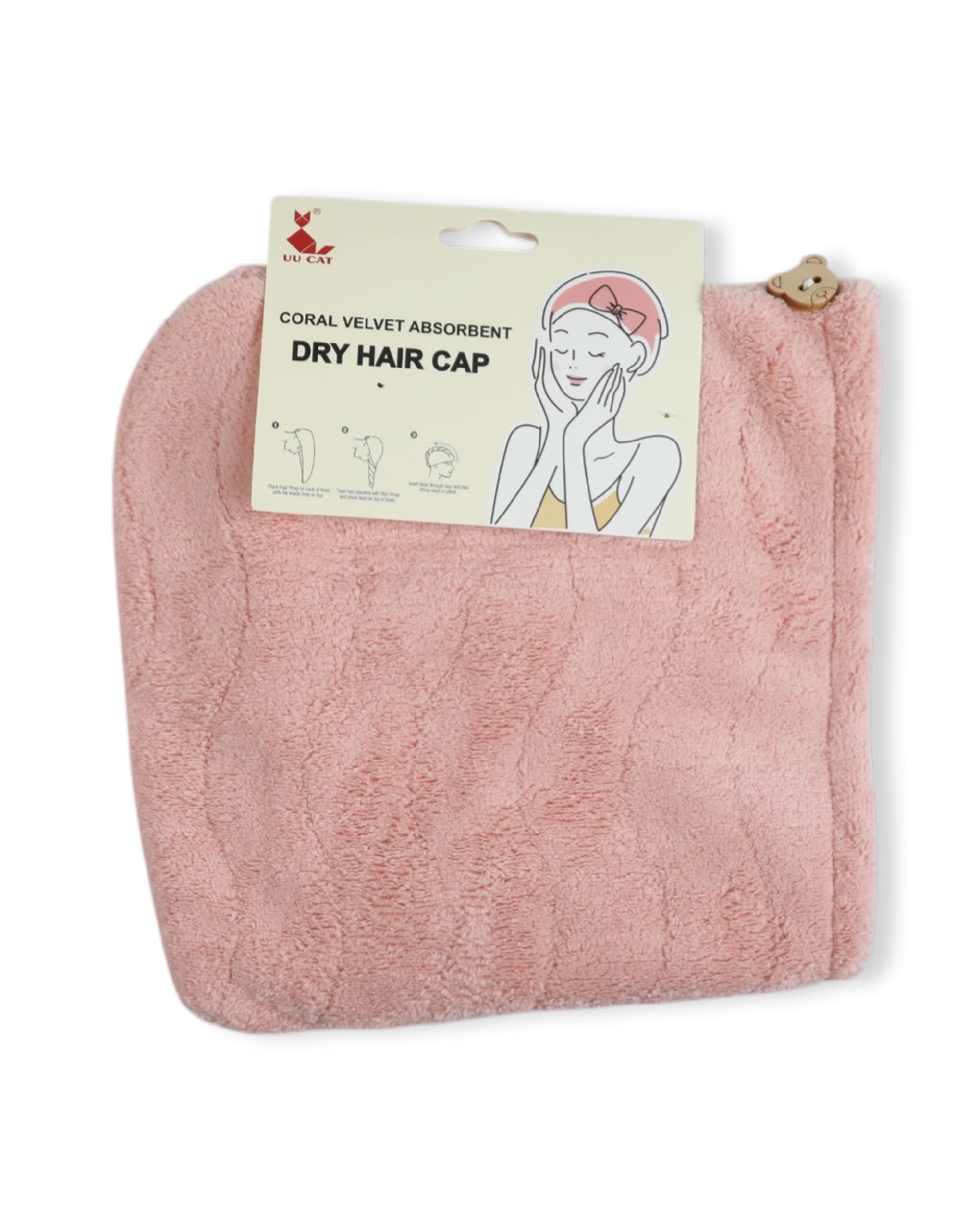 Coral Fleece Hair Drying Cap, Bath Robes, Chase Value, Chase Value