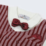 Newborn Boys Full Sleeves Romper Suit - Maroon, Newborn Boys Rompers, Chase Value, Chase Value