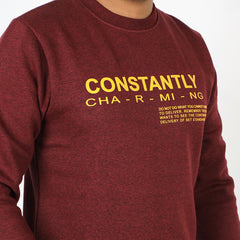 Eminent Men's Sweatshirt - Maroon, Men's Sweater & Sweat Shirts, Eminent, Chase Value