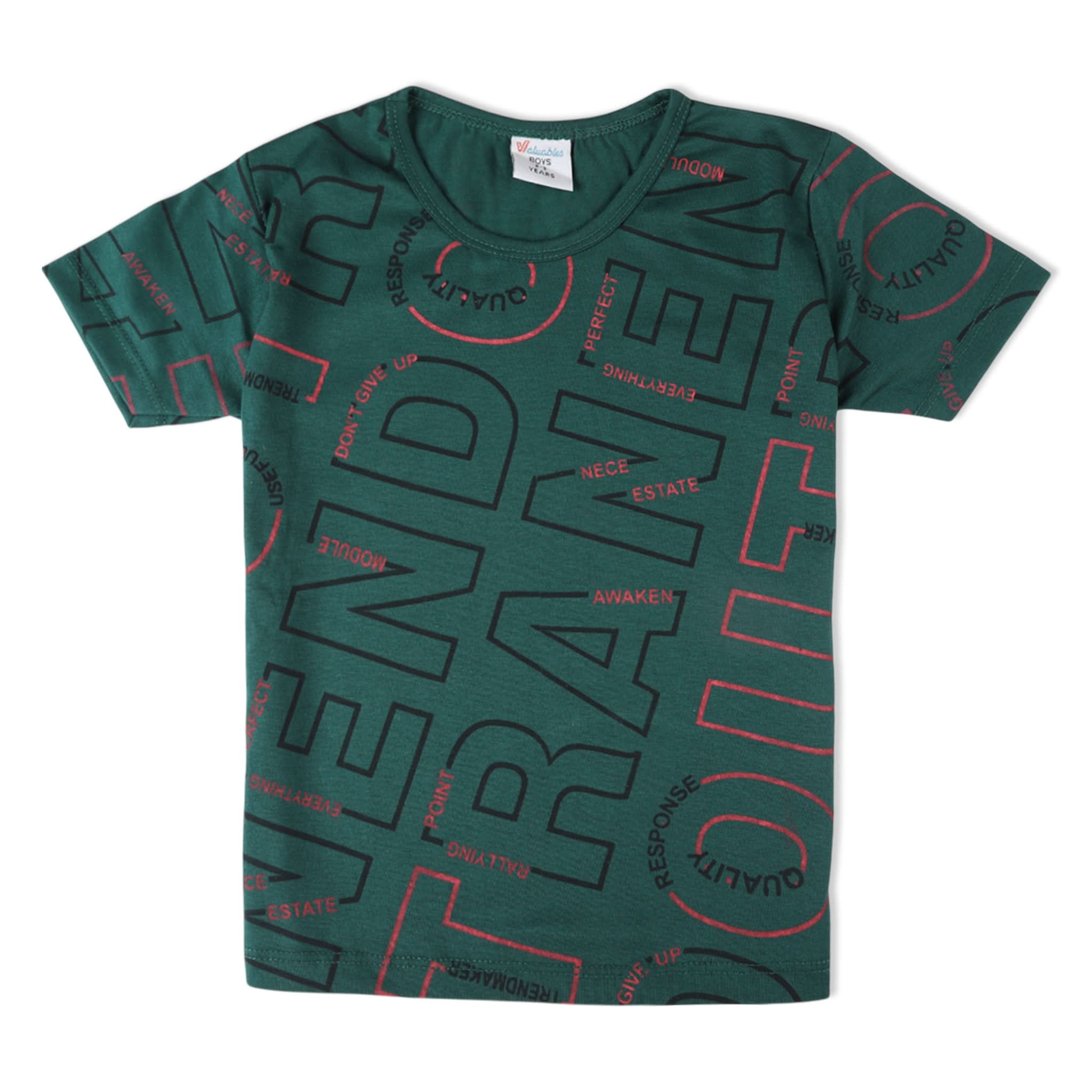 Boys Half Sleeves Suit - Dark Green, Boys Sets & Suits, Chase Value, Chase Value
