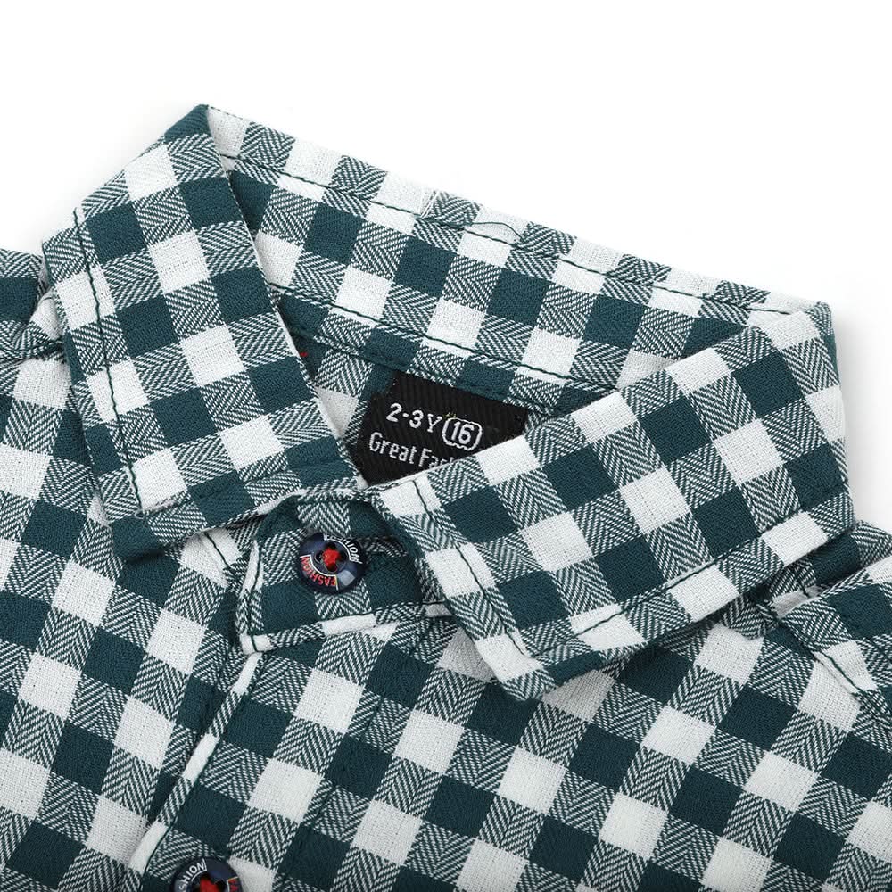 Boys Full Sleeves Shirt - Green, Boys Shirts, Chase Value, Chase Value