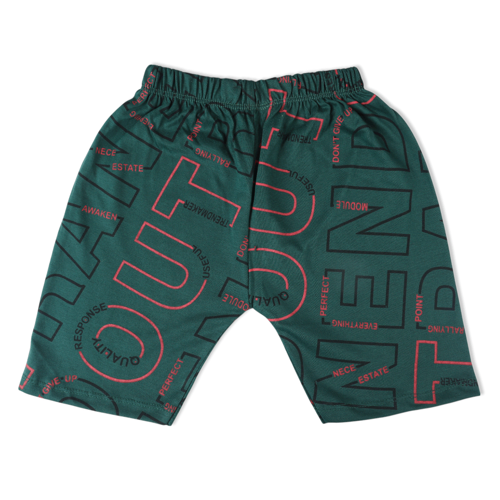 Boys Half Sleeves Suit - Dark Green, Boys Sets & Suits, Chase Value, Chase Value