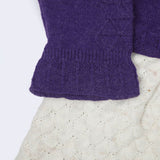 Newborn Girls Full Sleeves Sweater Suit - Plum, Newborn Girls Winterwear, Chase Value, Chase Value