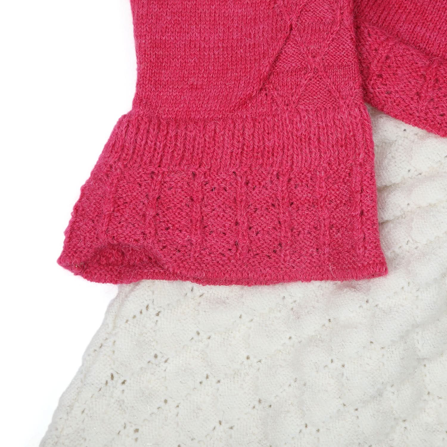 Newborn Girls Full Sleeves Sweater Suit - Pink, Newborn Girls Winterwear, Chase Value, Chase Value