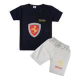 Valuable Boys Half Sleeves Suit - Navy Blue, Boys Sets & Suits, Chase Value, Chase Value