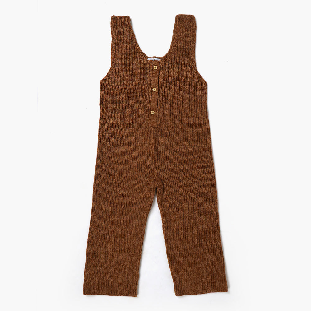Girls Jump Suit - Brown, Girls Suits, Chase Value, Chase Value