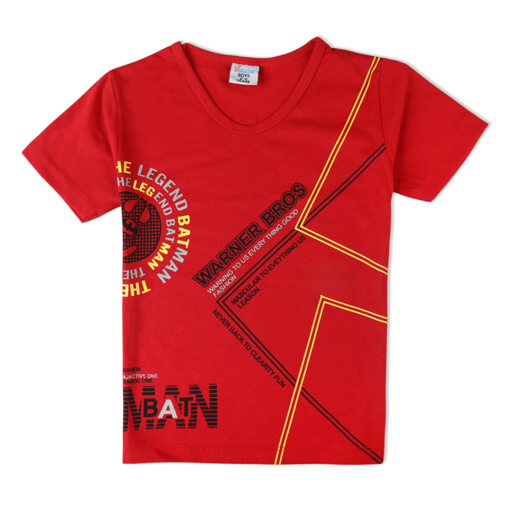 Valuable Boys Half Sleeves Suit - Red, Boys Sets & Suits, Chase Value, Chase Value
