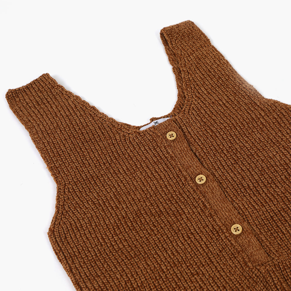 Girls Jump Suit - Brown, Girls Suits, Chase Value, Chase Value