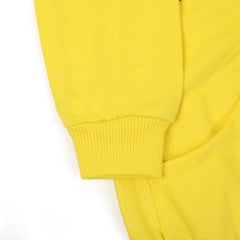 Girls Full Sleeves 3pcs Suit - Yellow