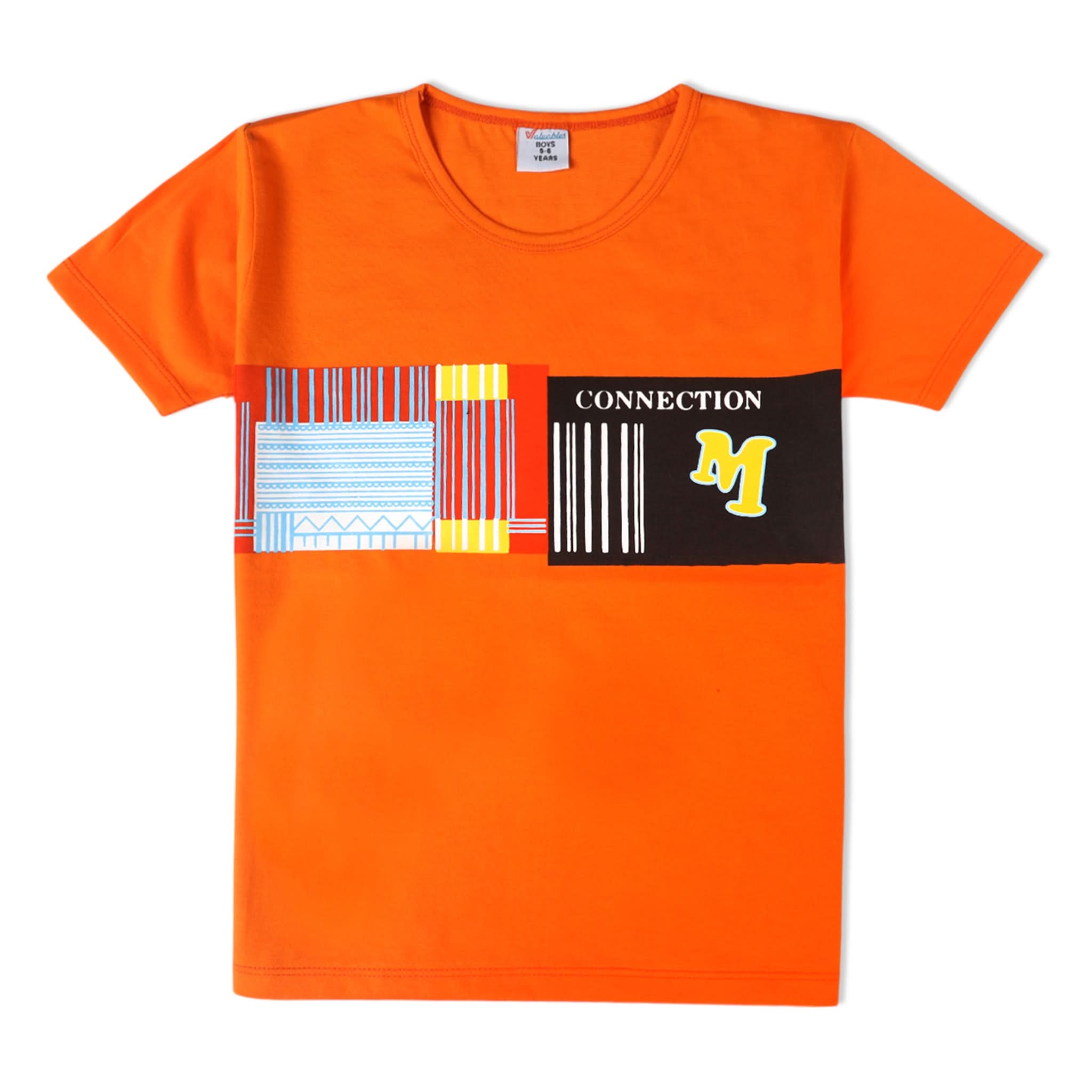 Valuable Boys Half Sleeves Short Suit - Orange, Boys Sets & Suits, Chase Value, Chase Value