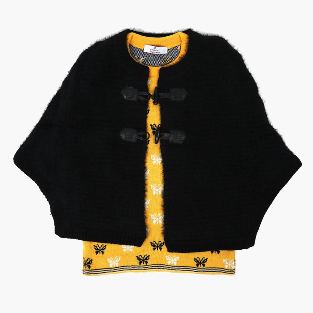 Girls Sweater Tops Set - Black, Girls Tops, Chase Value, Chase Value