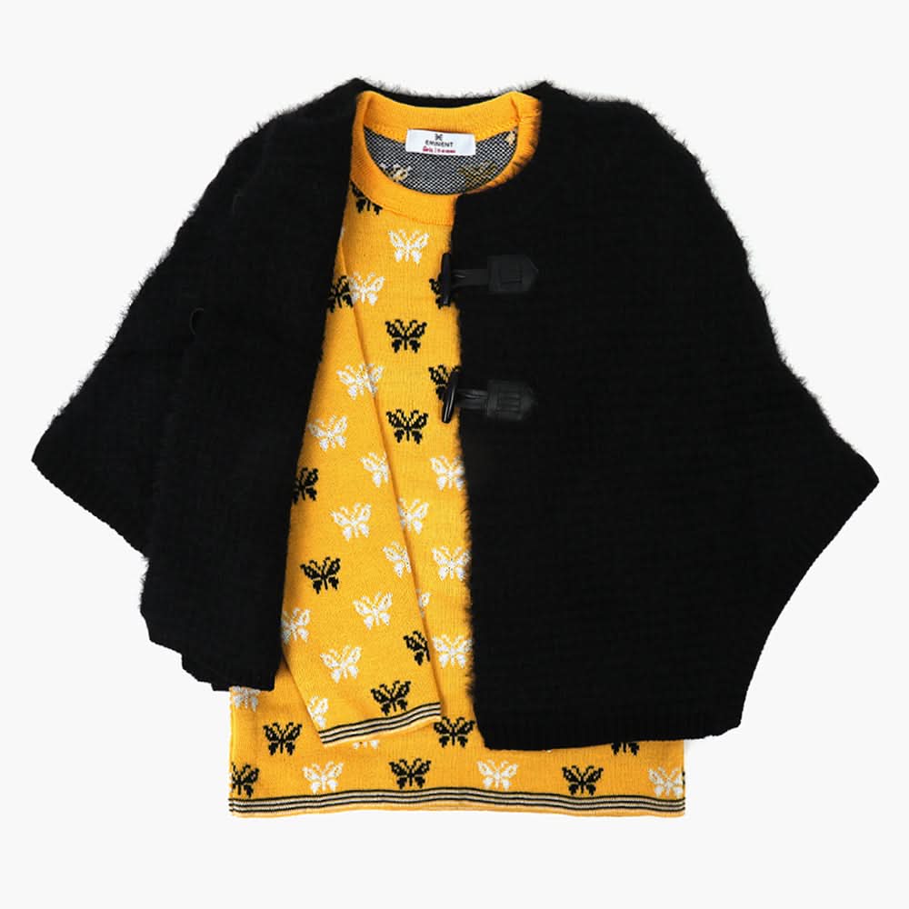 Girls Sweater Tops Set - Black, Girls Tops, Chase Value, Chase Value