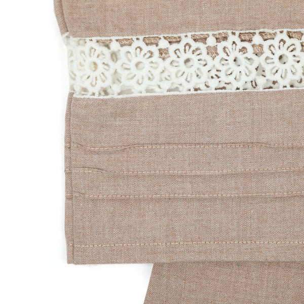 Girls Shalwar Suit - Light Brown