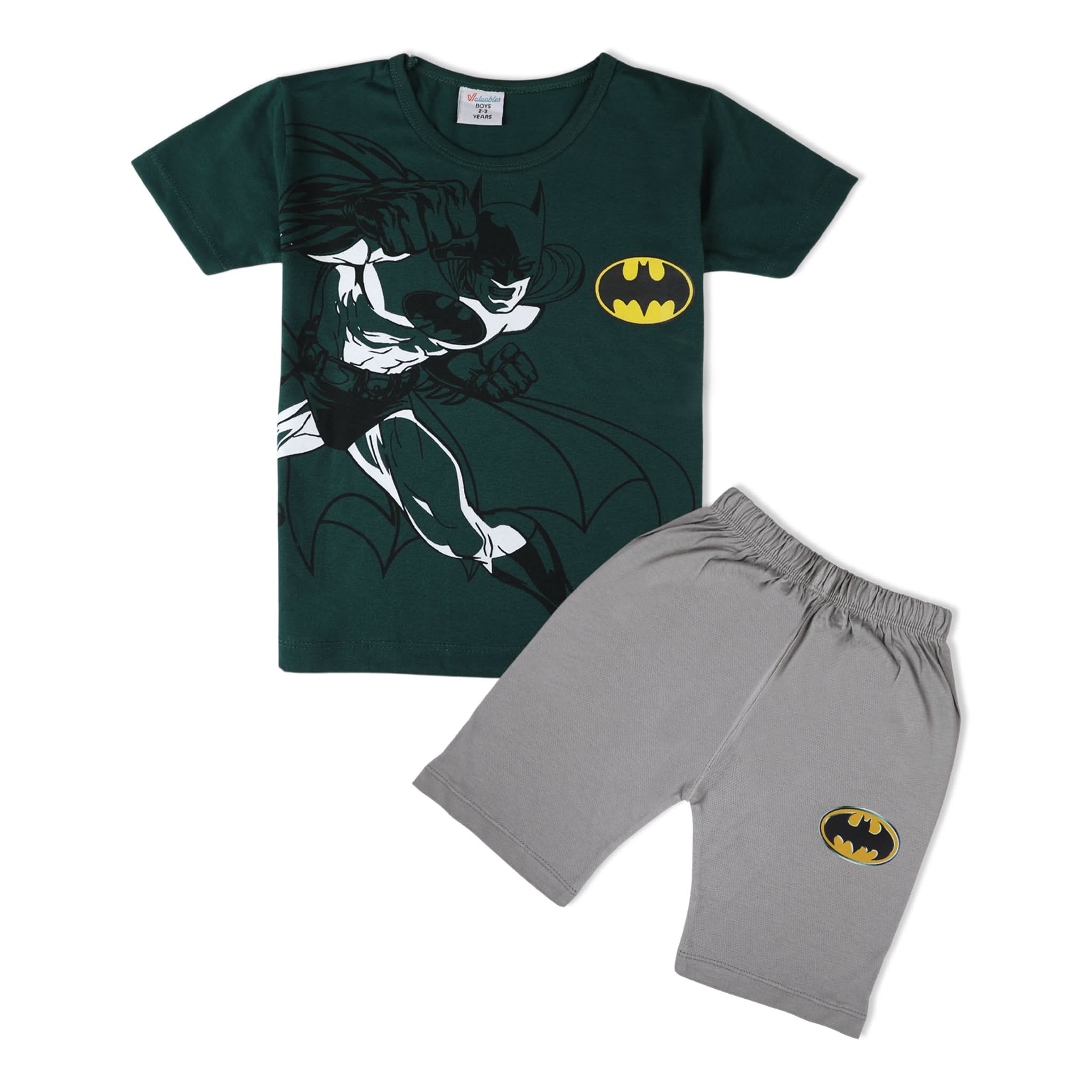 Boys Half Sleeves Suit - Green, Boys Sets & Suits, Chase Value, Chase Value
