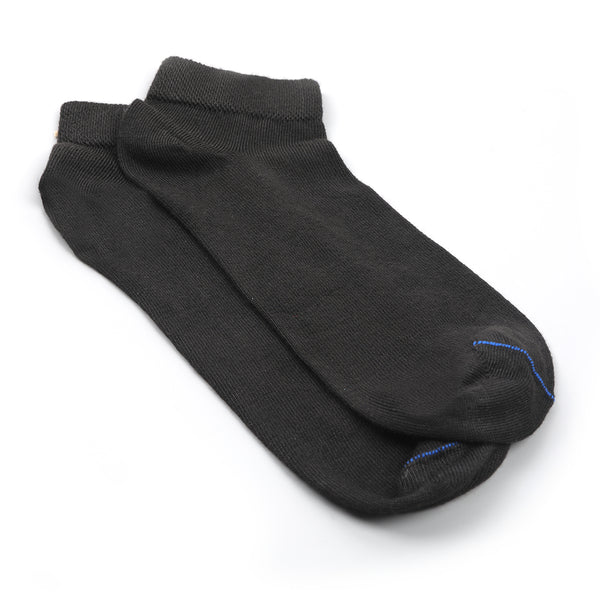 Men’s 2Pcs Ankle Socks - Black
